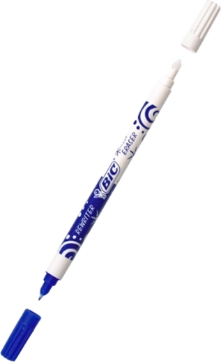 Dvostrani korektor tinte BIC Ink Eater, plavi