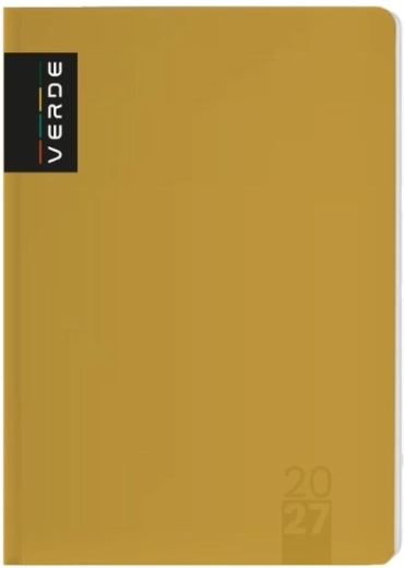 Dnevni rokovnik Verde A5 2027 – senf