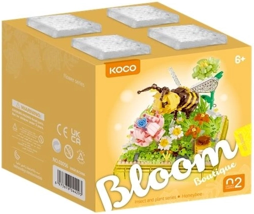 KOCO građevinski set pčela i cvijeće 668 dijelova - 1 komad