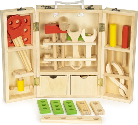 Drvena radionica set alata za djecu XXL ECOTOYS