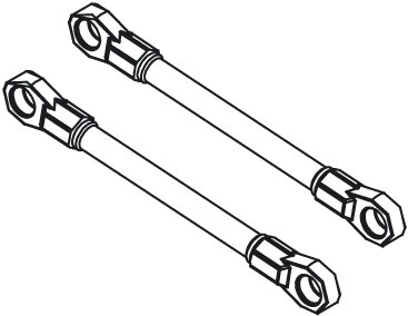 Upper Rear Arm for Tiger - 1 piece