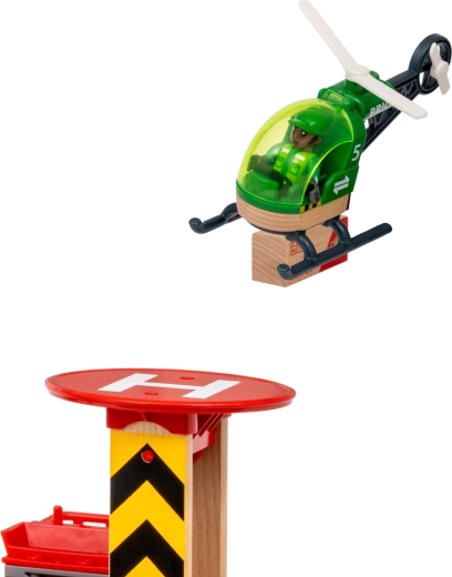Helidrom s helikopterom za brzi prijevoz