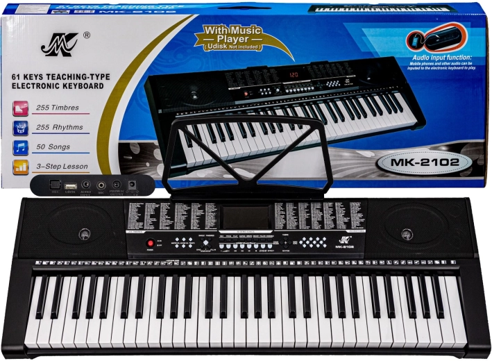 Klavijature MK-2102 s adapterom, 61 tipka