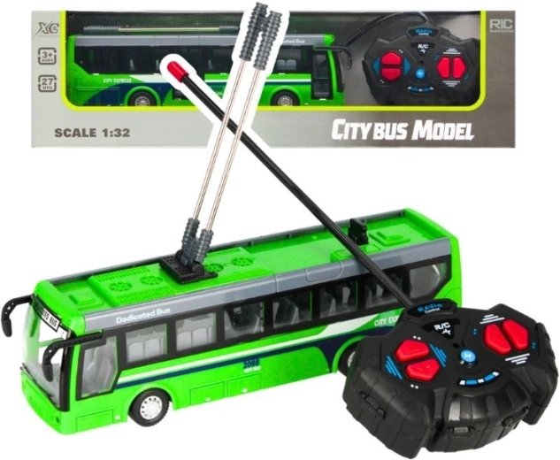 RC gradski autobus 1:32 sa svjetlima i gumenim kotačima