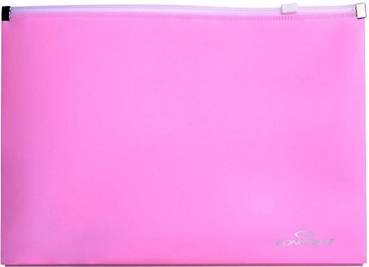 Mapa s patentnim zatvaračem A5 u pastelnoružičastoj boji CONCORDE