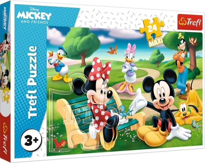 Puzzle 24 Maxi – MICKEY MOUSE i prijatelji – TREFL