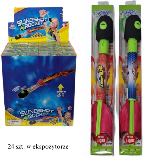 Hand launcher for foam rocket with LED - 1 piece