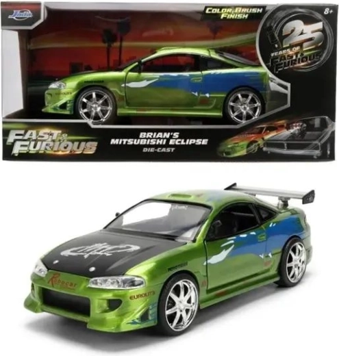 Jada metalni model Mitsubishi Eclipse iz 1995. iz filma Brzi i žestoki u mjerilu 1:24