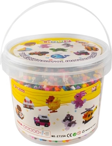 5,000 beads in bright colors