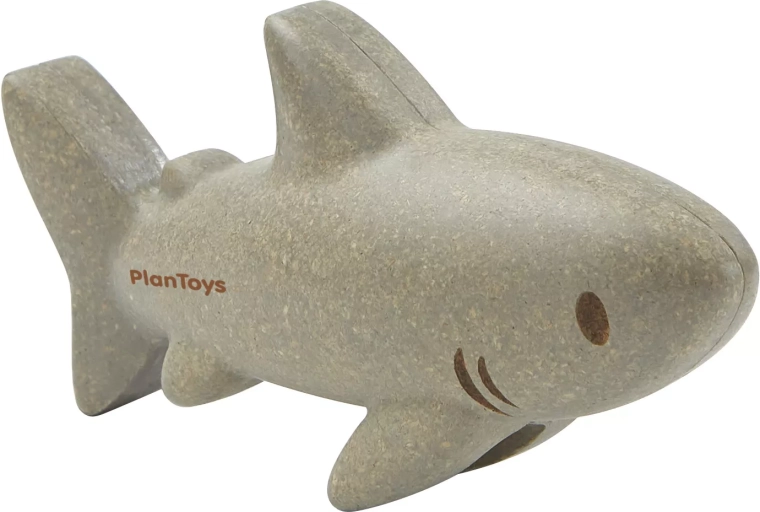 PlanToys wooden shark figurine