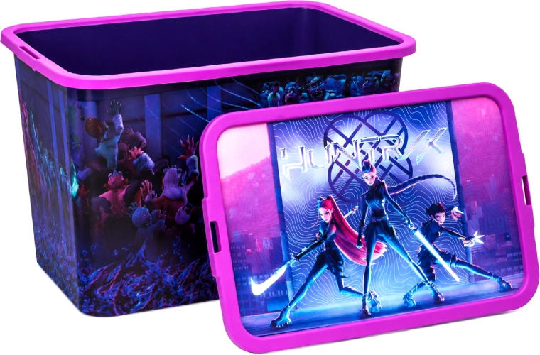 Kutija za pohranu K-Pop Demon Hunters s poklopcem na kopče 7 l