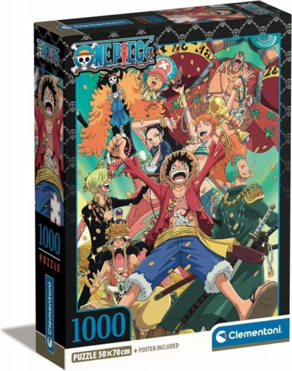 Compact Anime One Piece Puzzle 1000 pieces