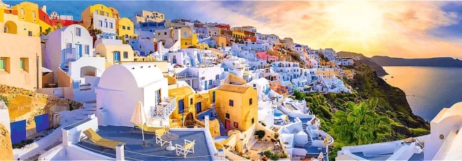 Panoramska slagalica Santorini zalazak sunca 1000 dijelova