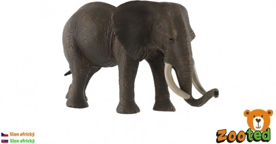 Realistična plastična figurica afričkog slona 17 cm