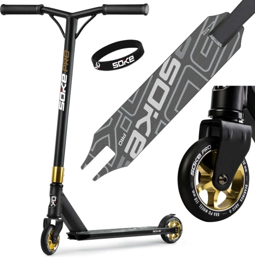 Soke PRO zlatni freestyle romobil