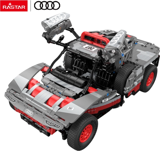 Audi RS Q e-tron RASTAR grey model building kit (1:8)