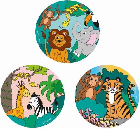 Bilježnica s motivom divljih životinja (safari) – 8 cm, 30 listova