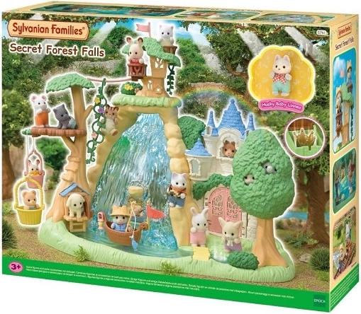 Sylvanian Families Mysterious Forest Island with Waterfall