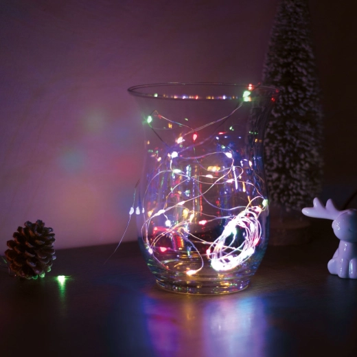 Christmas LED String Lights 5 m, 50 LEDs, Multicolored