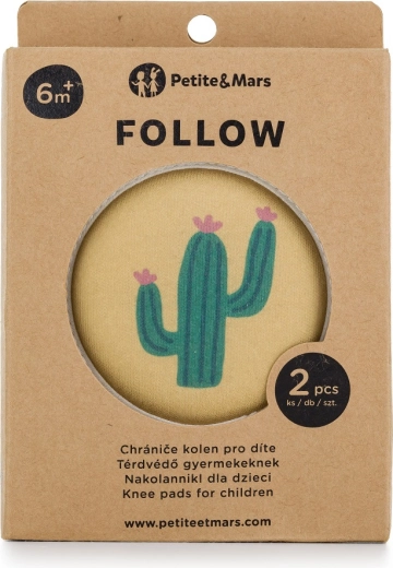 Petite&Mars elastični štitnici za koljena za puzanje Follow Intense Ochre