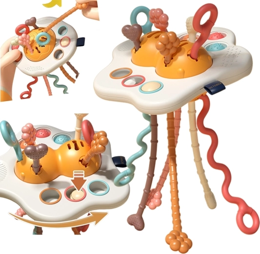 woopie baby montessori senzorička igračka ufo grizalo i zvečkica