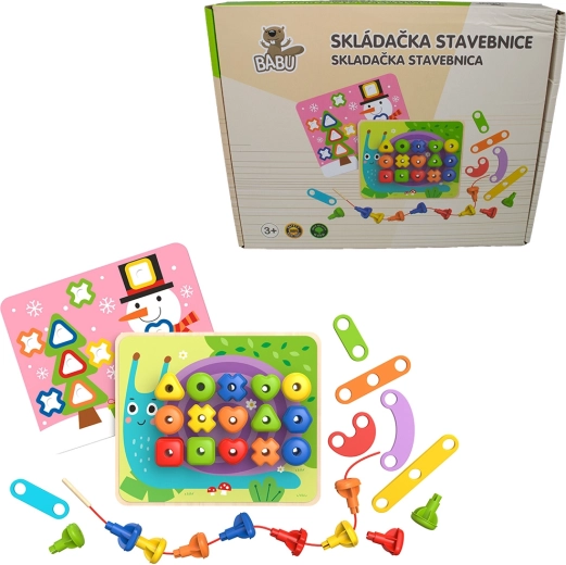 Babu logička drvena građevna igračka Duga