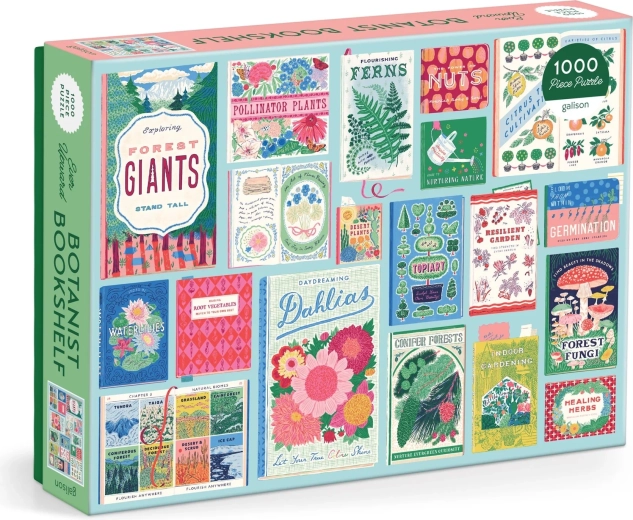 Galison Botanist’s Library Puzzle – Ever Upward, 1000 Pieces
