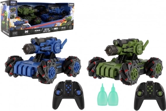 RC tenkovi s dvobojem 2,4 GHz – set 2 komada s efektom dima i svjetlima
