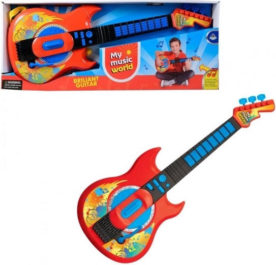 Dječja električna gitara 55 cm – crvena