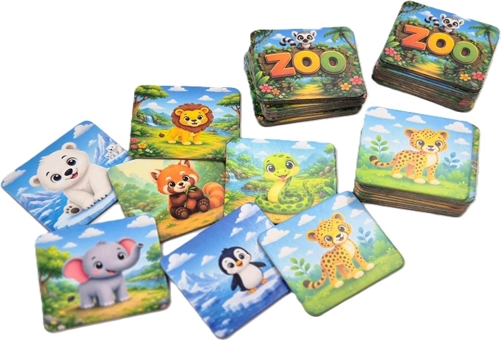 Memory Matching Game Zoo