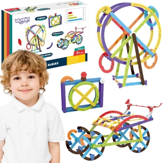 Woopie matematički 3D edukativni konstrukcijski set 155 dijelova