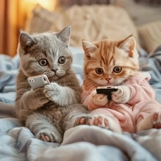 Dijamantno slikanje Mačići 30 × 40 cm