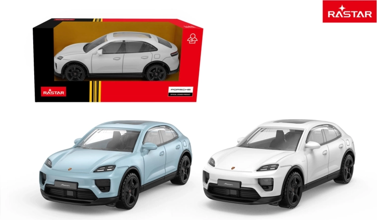Model automobila Porsche Macan Rastar 1:43 bijeli - 1 komad