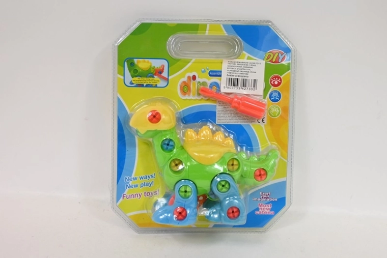 Vijčani građevinski set Dino 3D