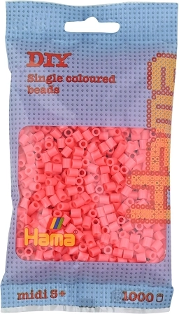 Hama Midi perlice za peglanje svijetloružičaste 1000 kom