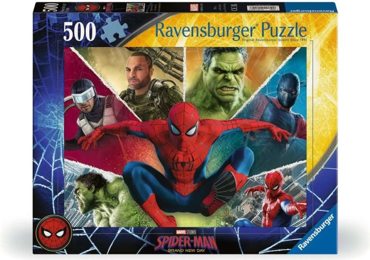Ravensburger puzzle Spider-Man: potpuno novi dan 500 dijelova