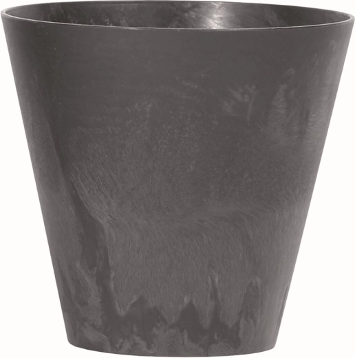 Vaza s betonskim efektom, antracit, promjer 20 cm
