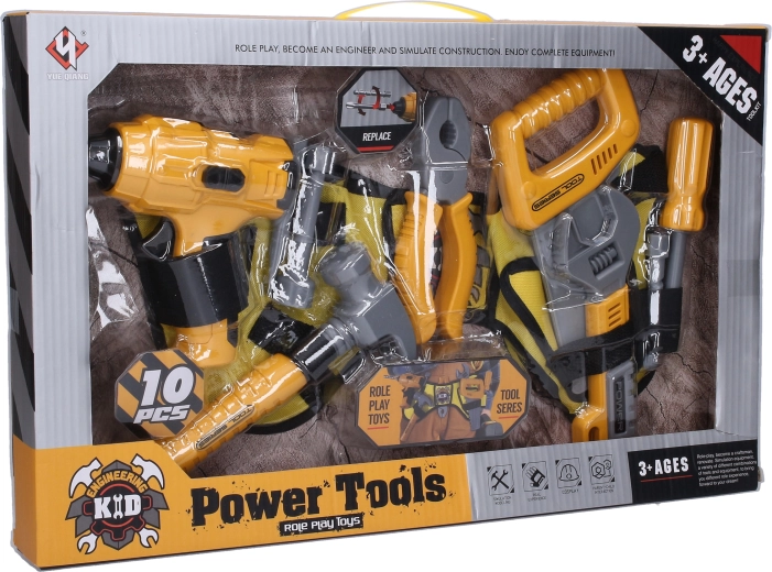 Children's tool set with belt
