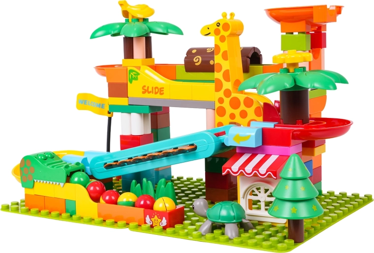 Kreativna staza za kuglice s motivom safarija