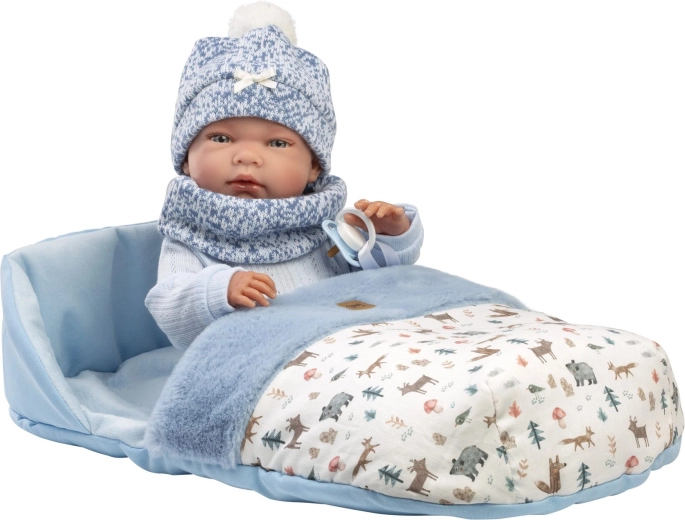 Llorens New born novorođenče dječak realistična lutka 40 cm