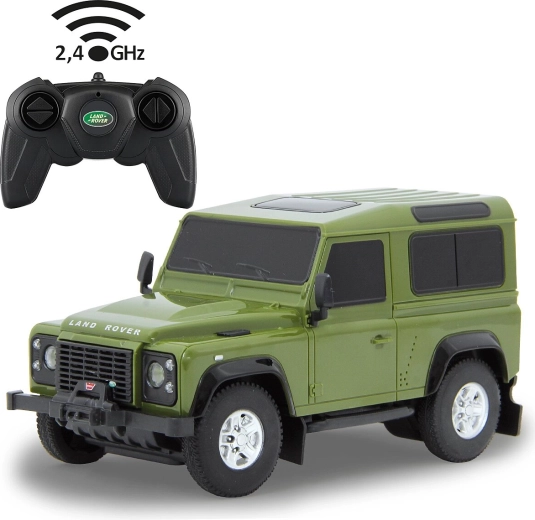 Jamara Land Rover Defender RC car 1:24 green 2.4 GHz - 1 piece