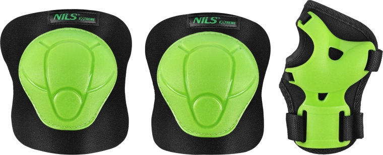 Set štitnika za rolanje i skateboard NILS Extreme H210 zeleni – M
