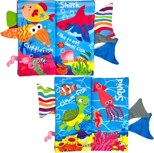 A colorful world of sea animals