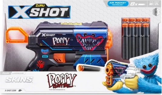 pjenasti pištolj X-Shot Flux Jumpscare – 8 strelica