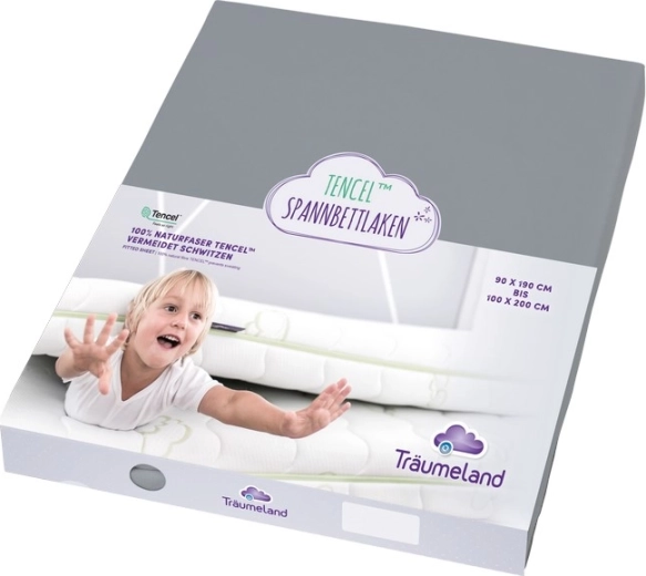 Träumeland plahta za junior krevet Tencel 90 × 200 cm, antracitna