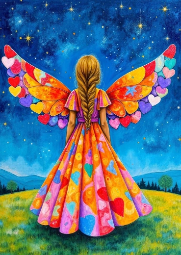 Enjoy puzzle srce s krilima 1000 dijelova