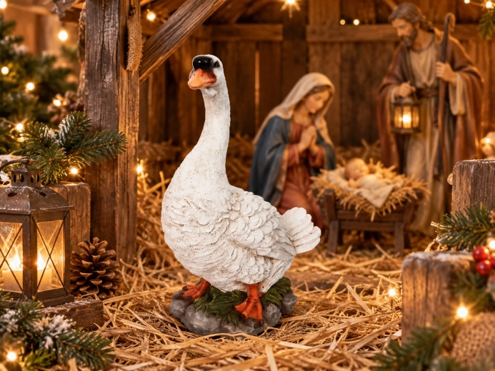 Eye-catching addition to a Christmas nativity scene