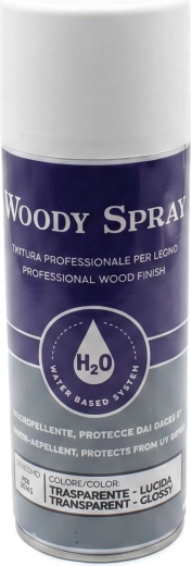 Professional transparent glossy stain and primer for outdoor wood 400 ml