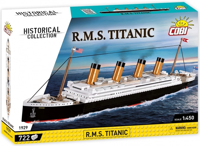 Konstrukcijski set RMS Titanic 1:450, 722 dijelova