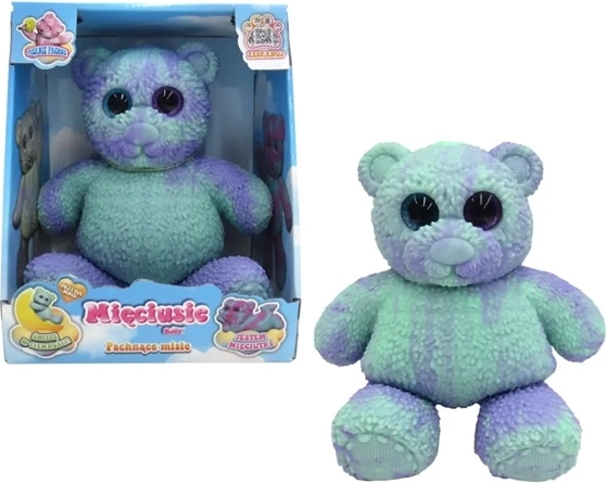 EPEE Mięciusie mekani plišani medvjedić mint-ljubičasti 28 cm
